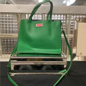 Kate Spade New York Sam Medium Satchel-Green Bean